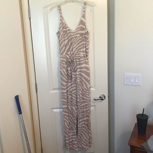 zebra jumpsuit h&m